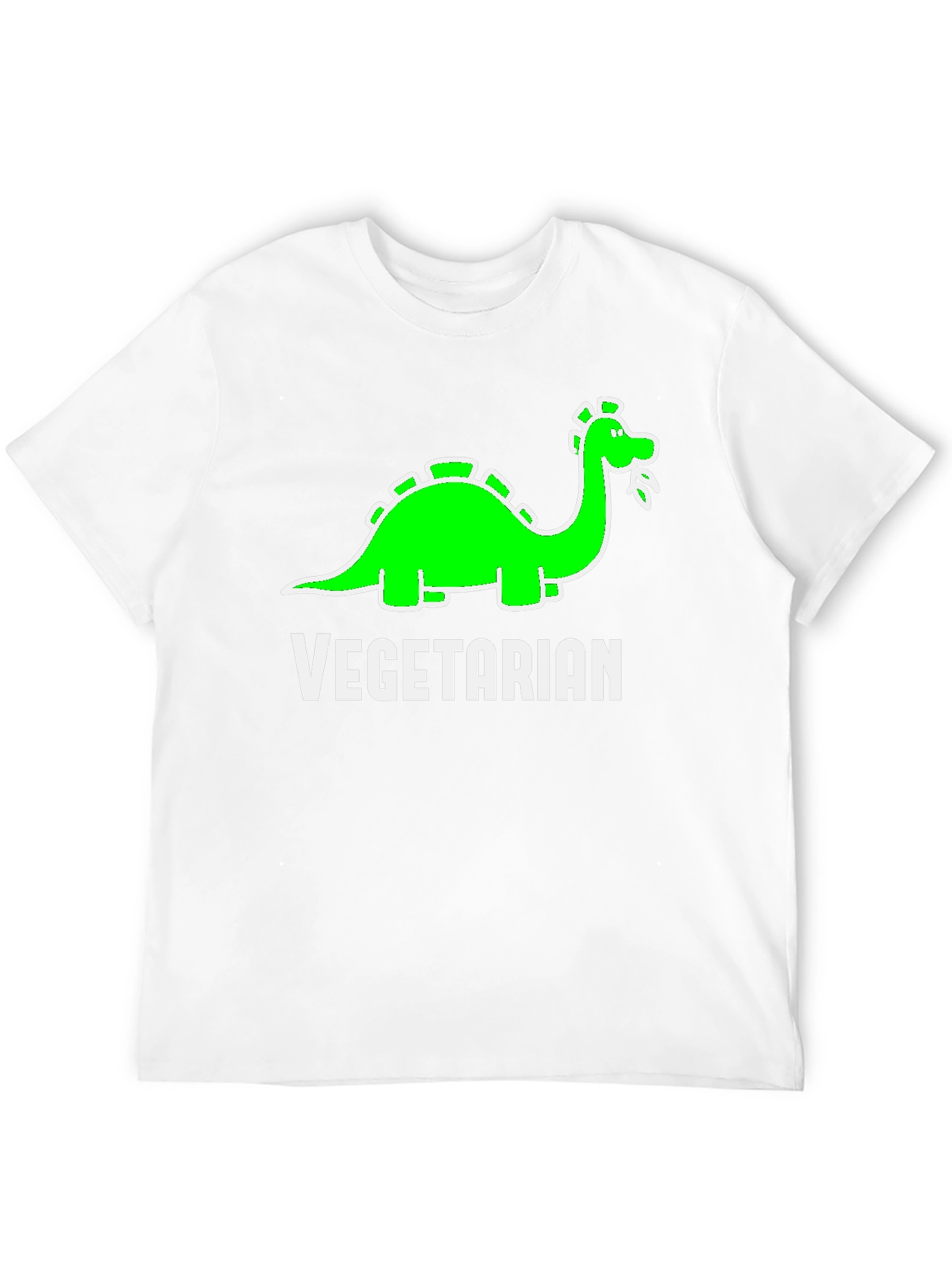 Vegetarian Dinosaur T-Shirt - Cute Vegan Tee