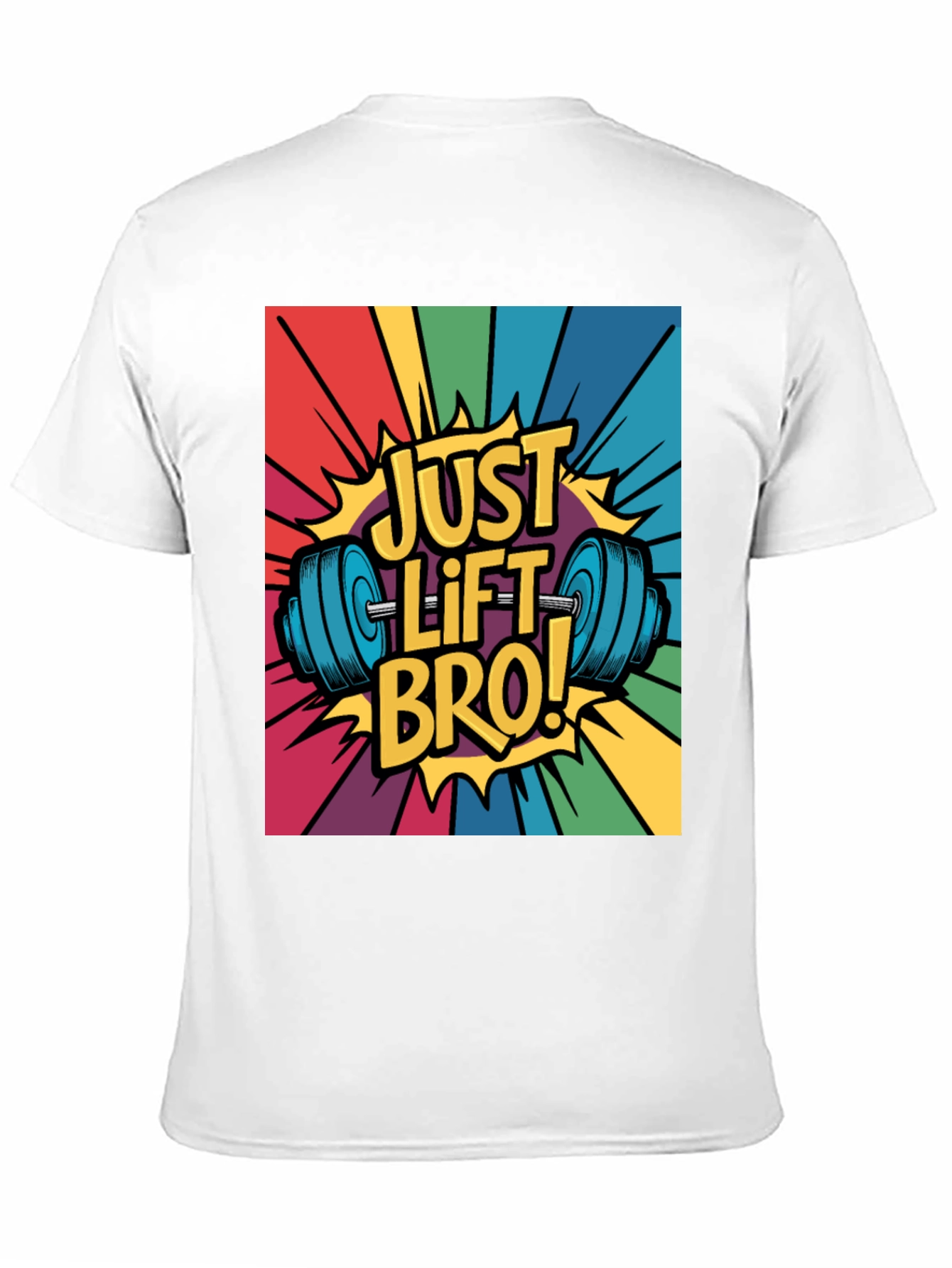 Just Lift Bro! Graphic T-Shirt - Gym Motivation