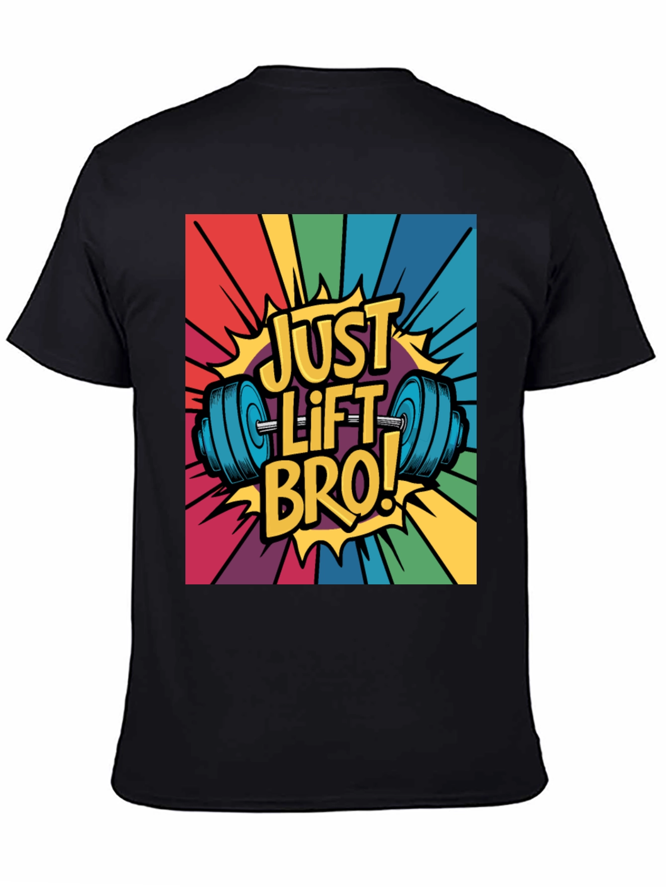 Just Lift Bro! Graphic T-Shirt - Gym Motivation