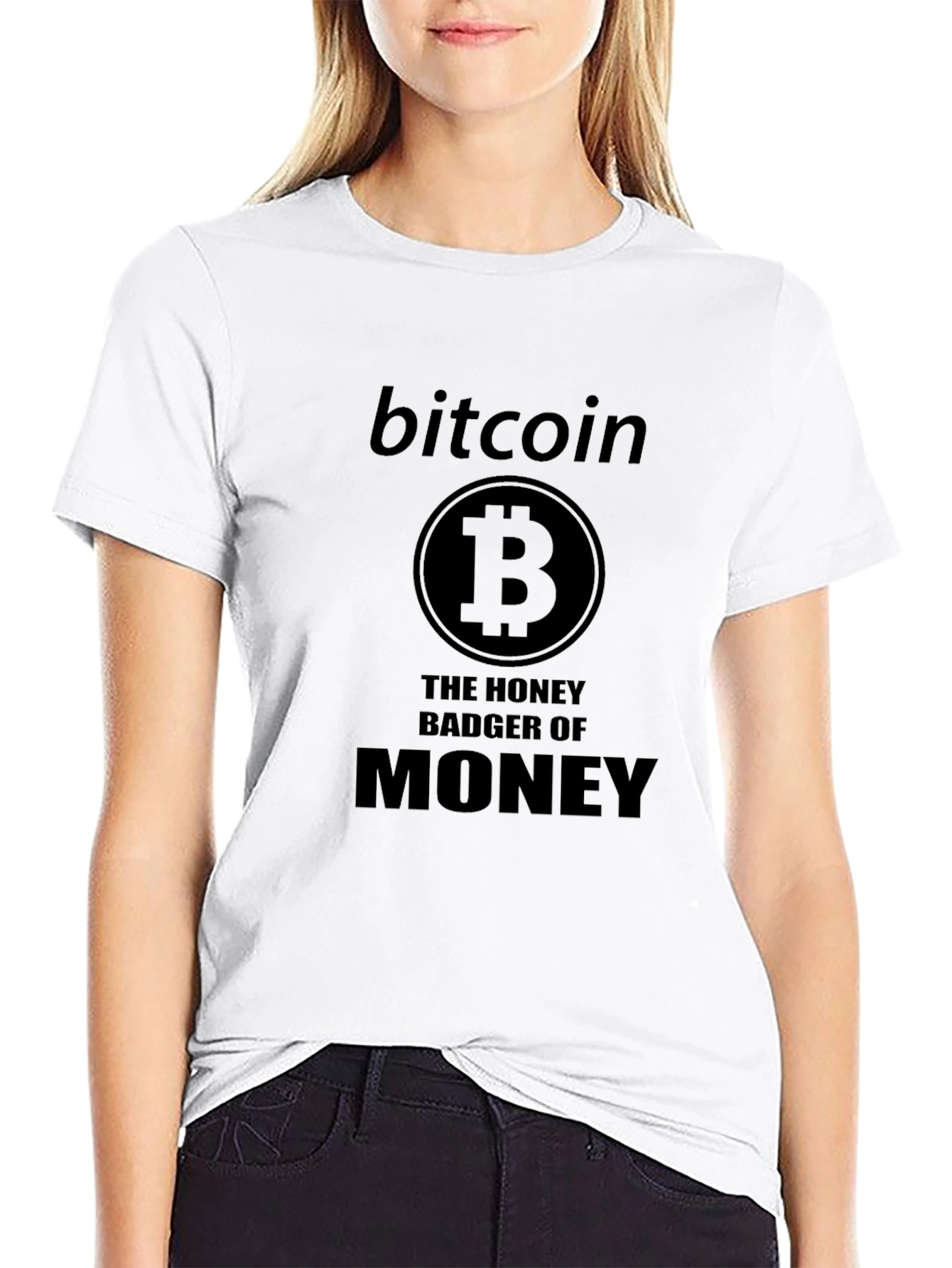 Bitcoin Honey Badger T-Shirt - Crypto Enthusiast Tee