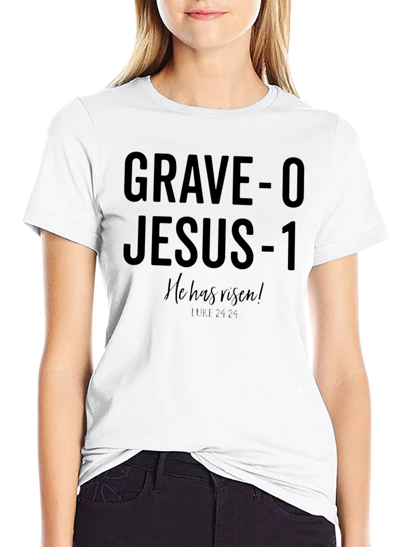 Grave-0 Jesus-1 Christian T-Shirt