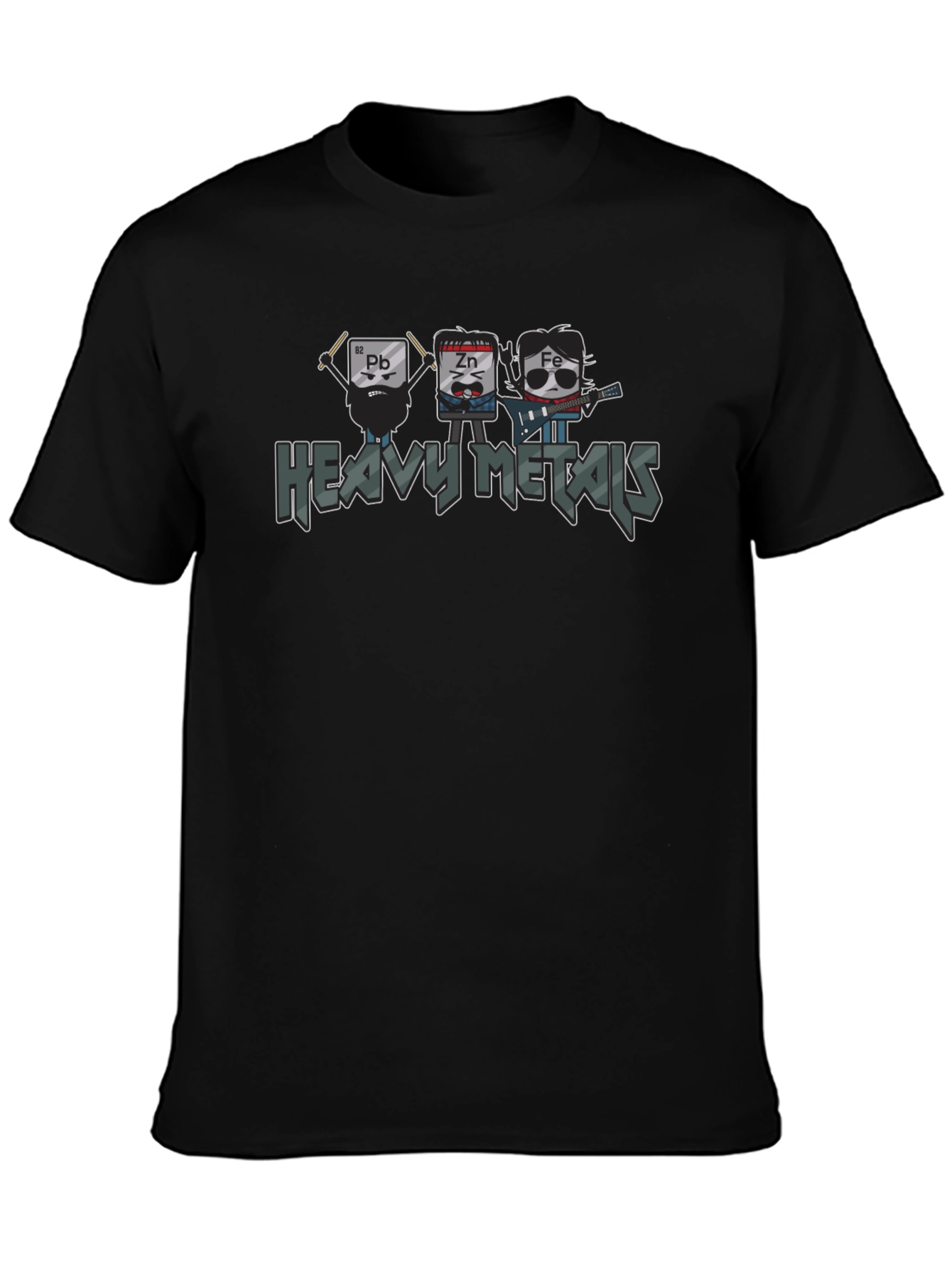 Heavy Metals Band Graphic T-Shirt
