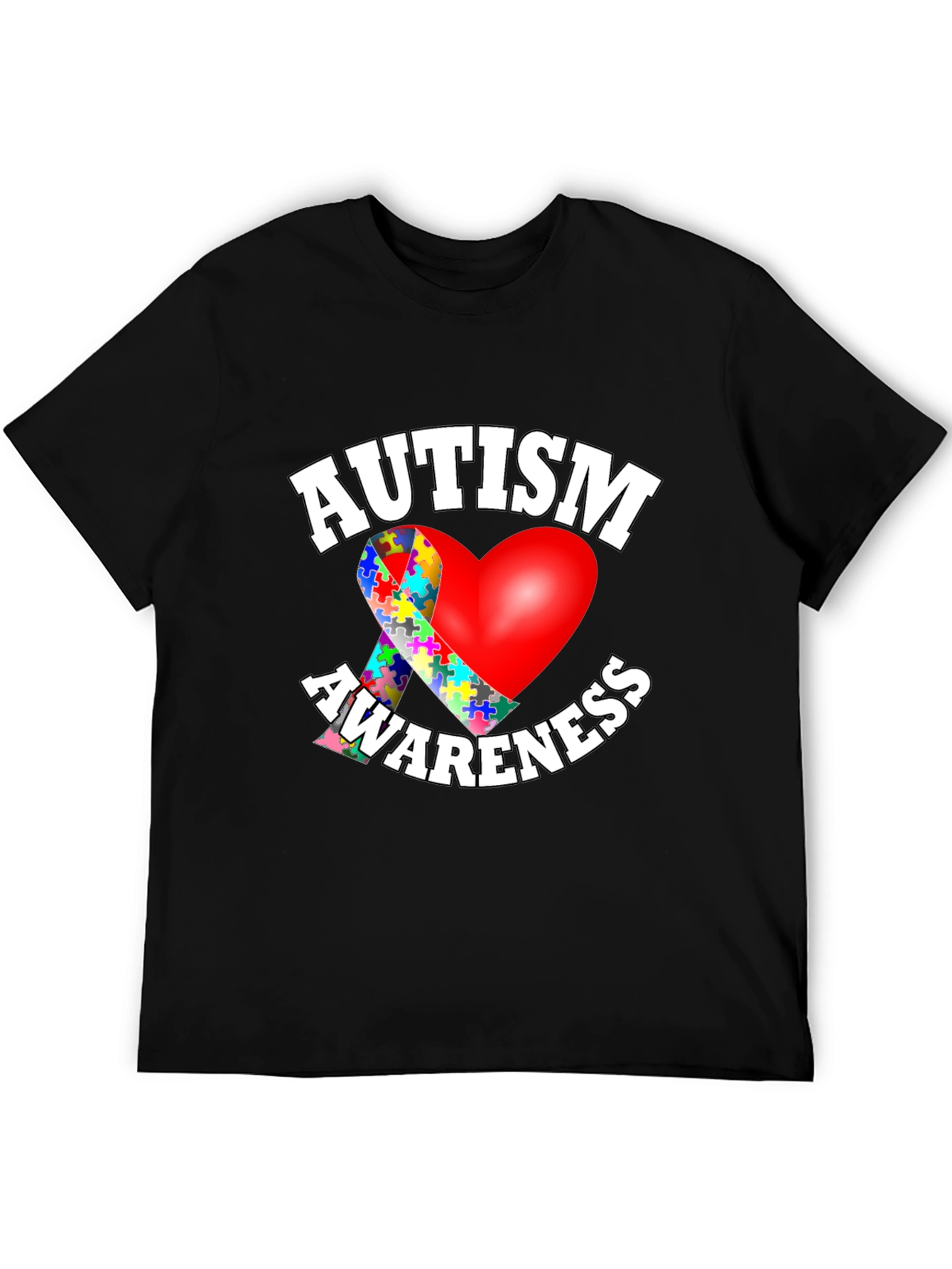 Autism Awareness Heart T-Shirt