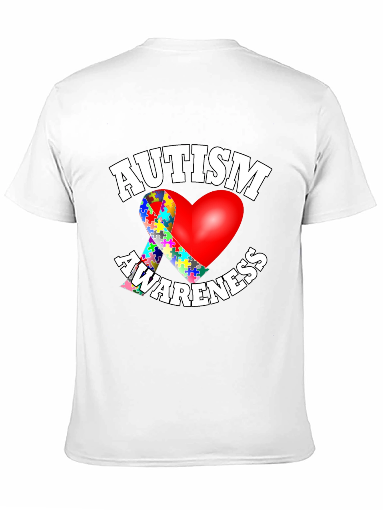 Autism Awareness Heart T-Shirt