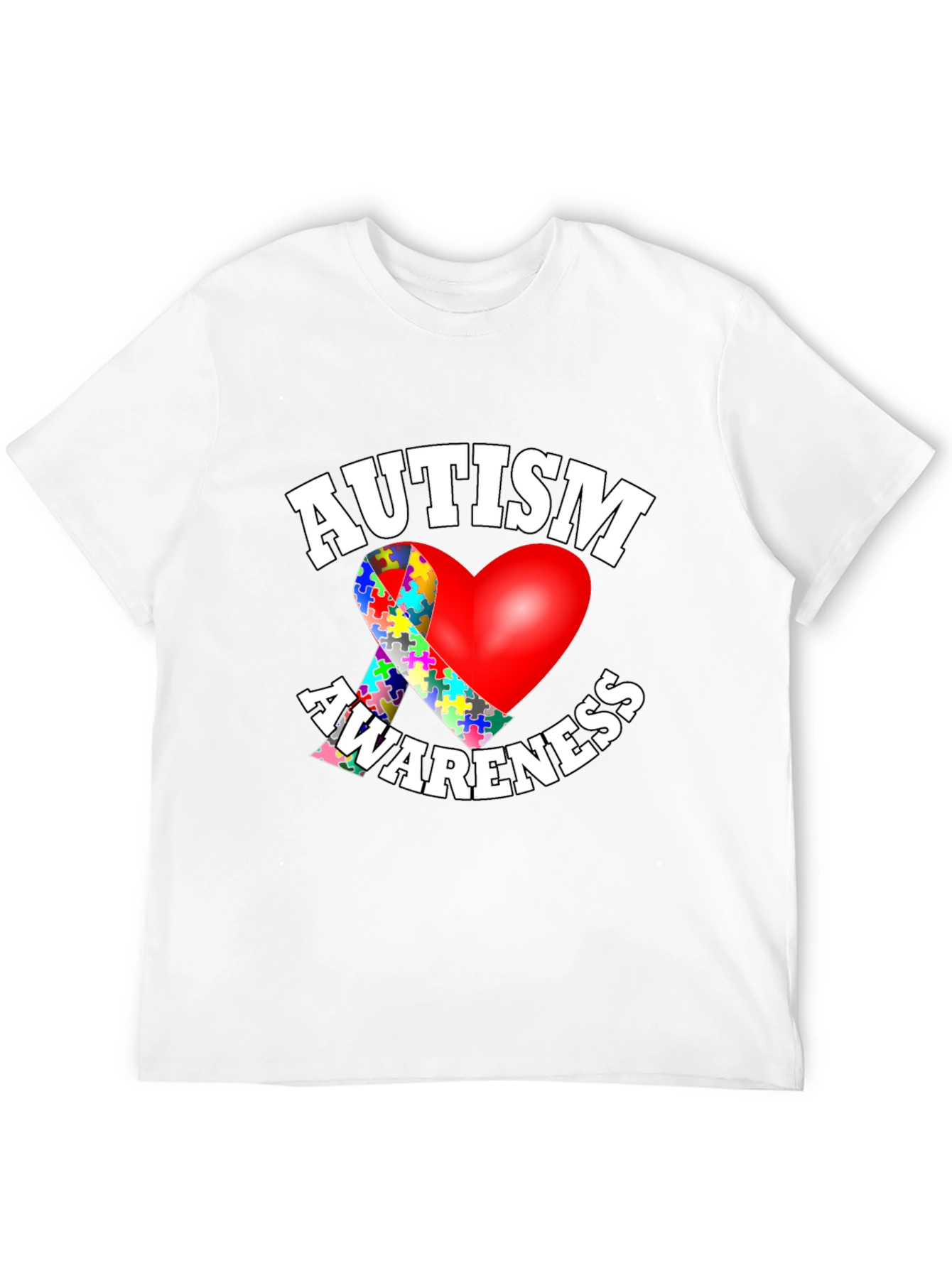 Autism Awareness Heart T-Shirt