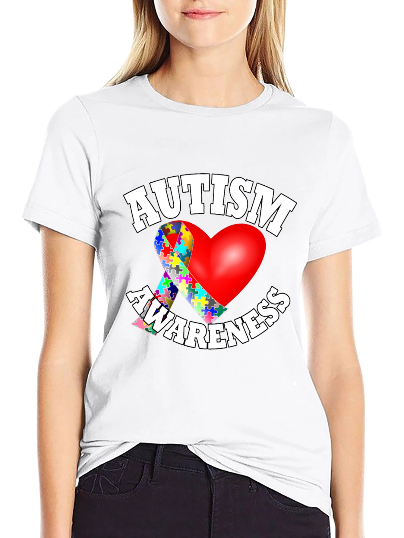 Autism Awareness Heart T-Shirt
