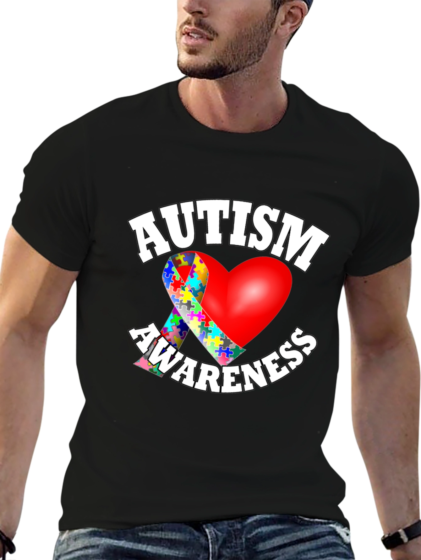 Autism Awareness Heart T-Shirt
