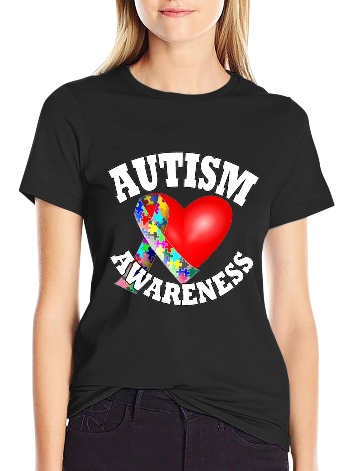 Autism Awareness Heart T-Shirt