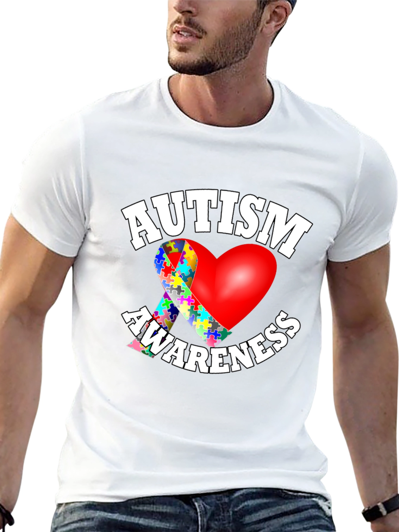 Autism Awareness Heart T-Shirt