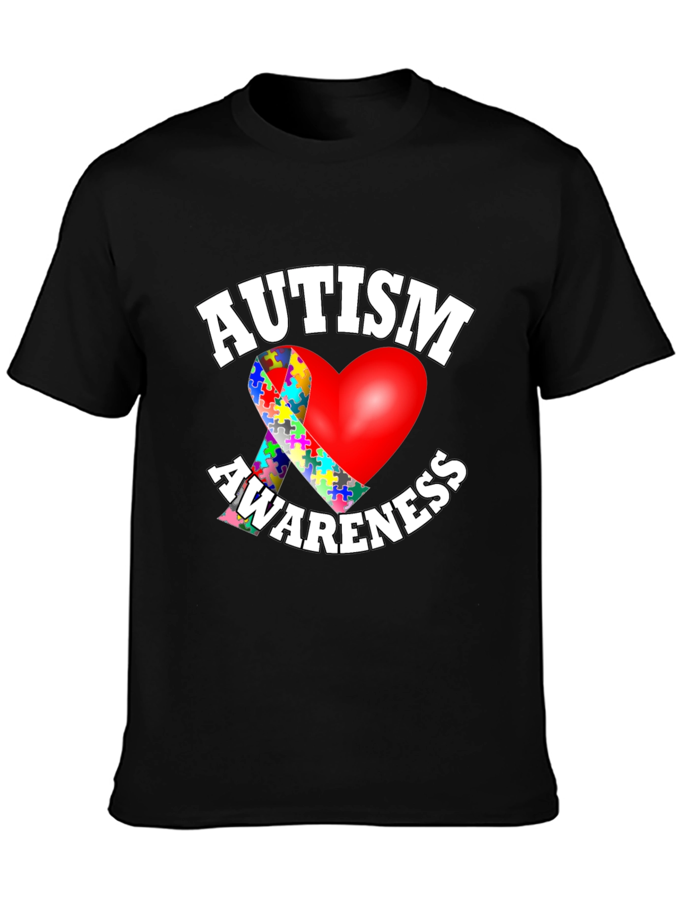 Autism Awareness Heart T-Shirt