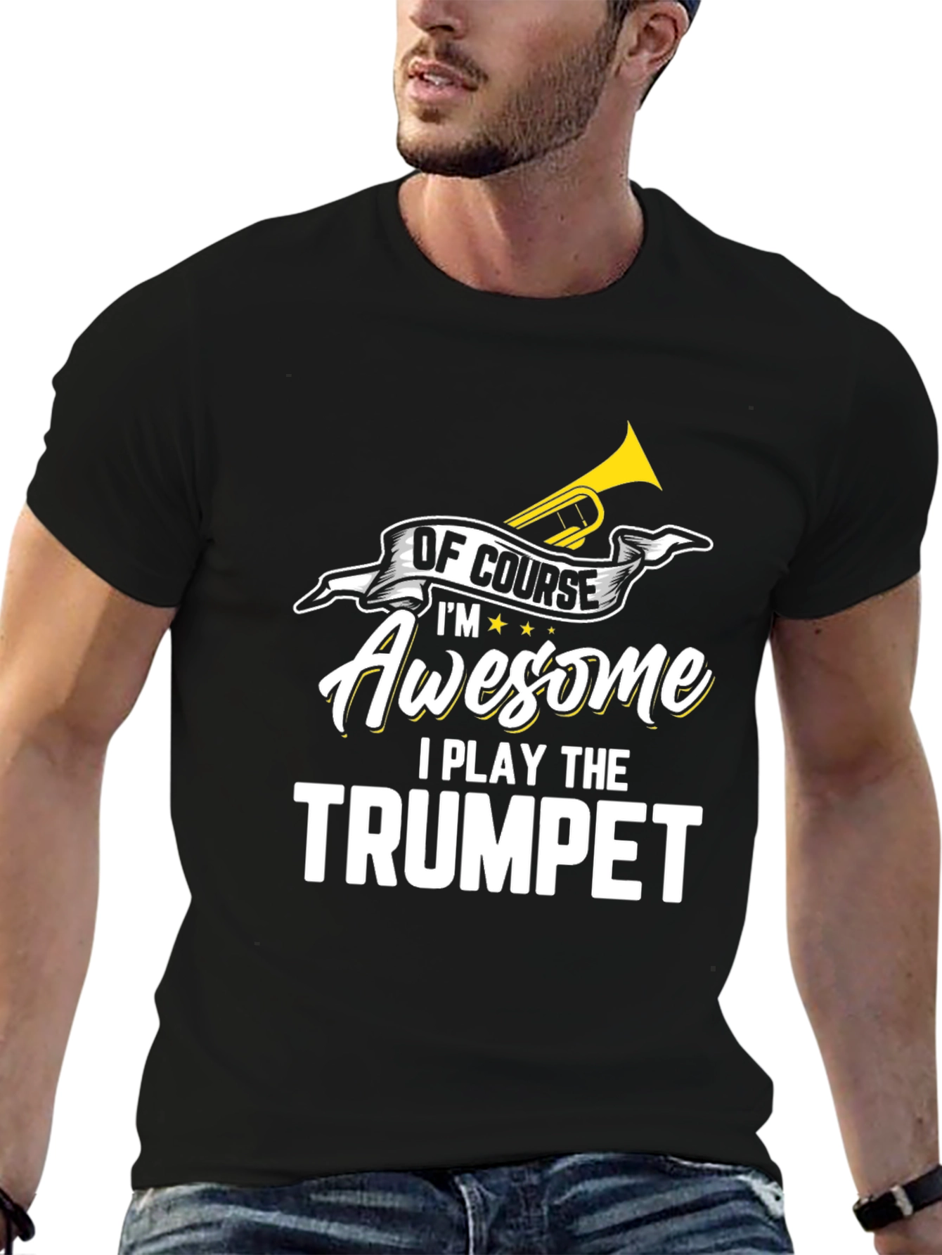 Awesome Trumpet Player T-Shirt - Musical Instrument Tee