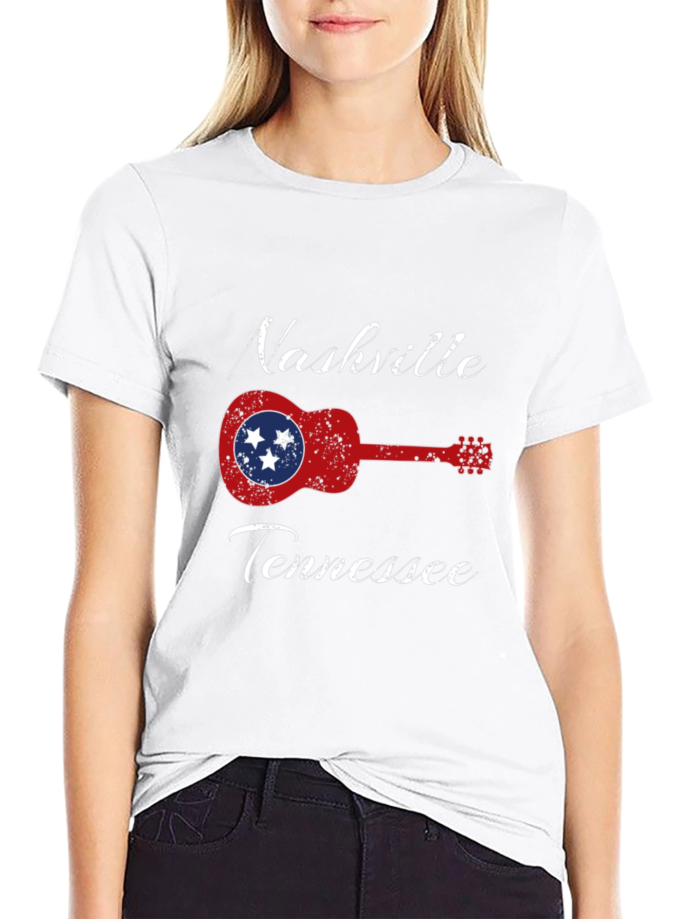 Nashville Tennessee Guitar T-Shirt