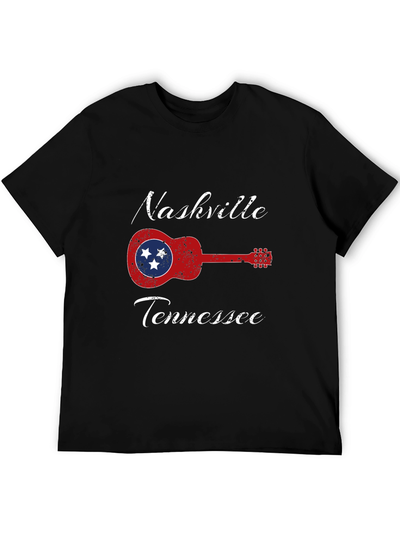 Nashville Tennessee Guitar T-Shirt