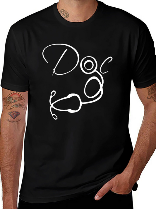 Doc Stethoscope Graphic T-Shirt - Medical Profession Apparel