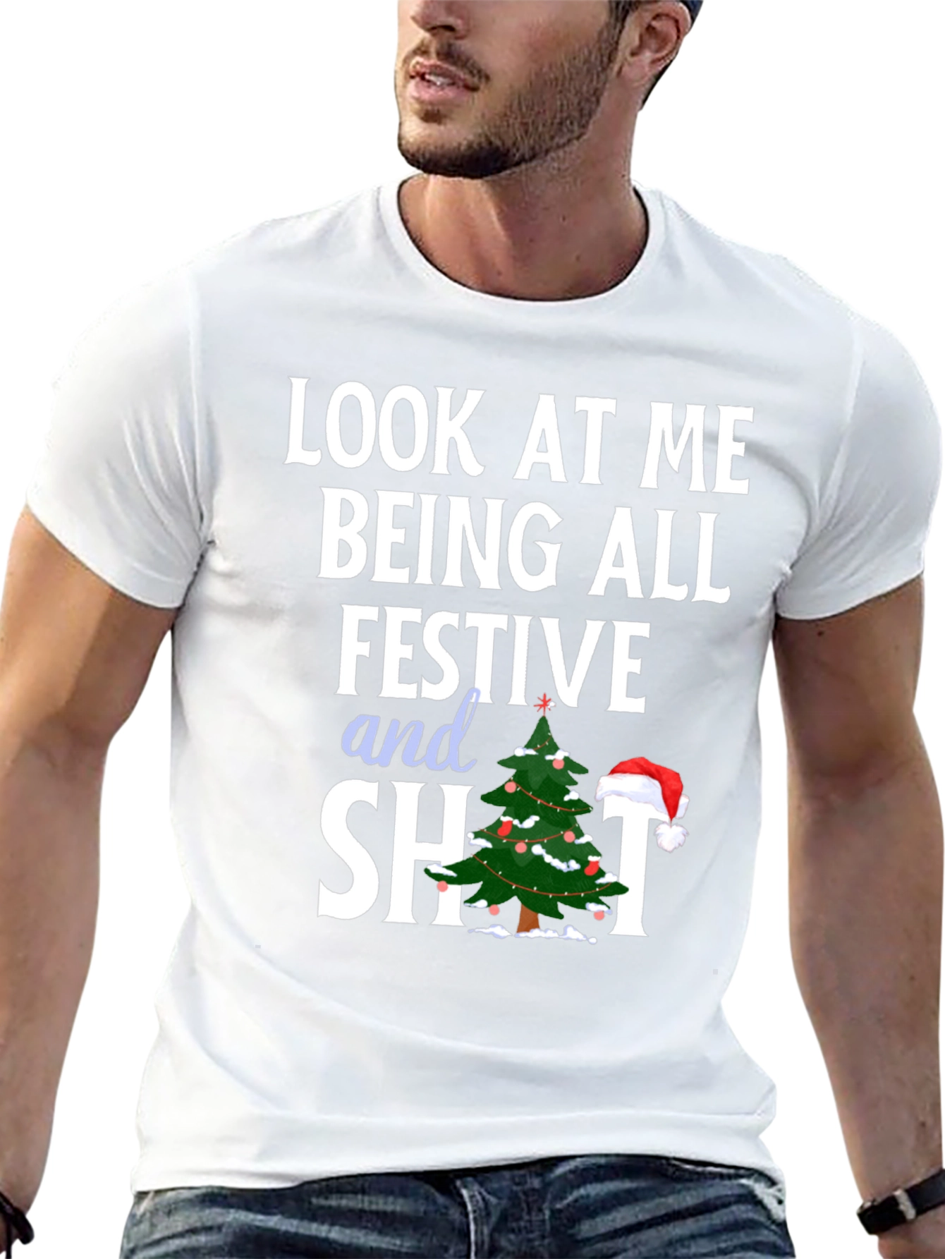 Festive Christmas Tree T-Shirt