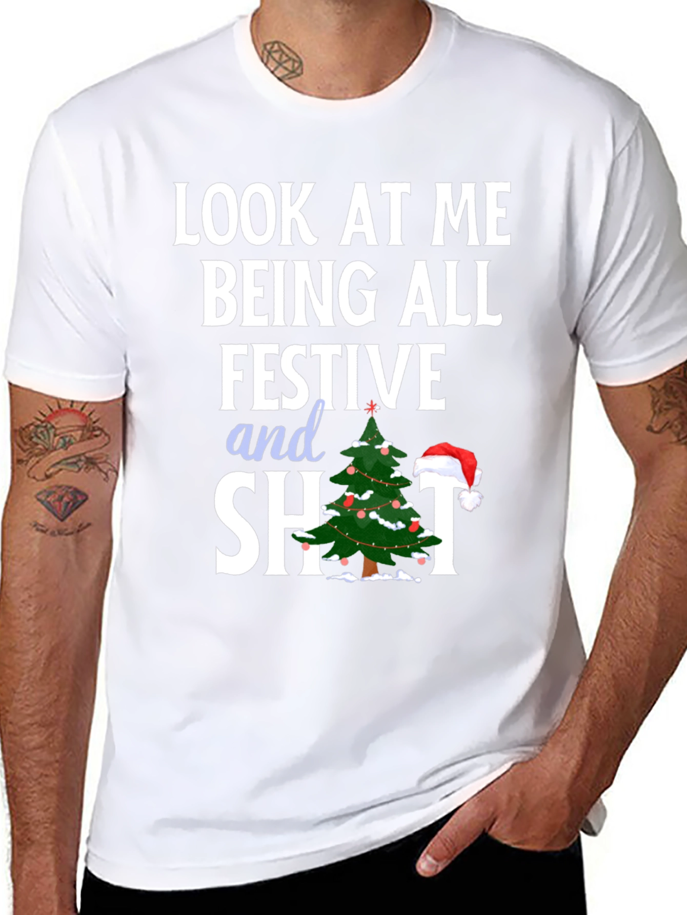 Festive Christmas Tree T-Shirt