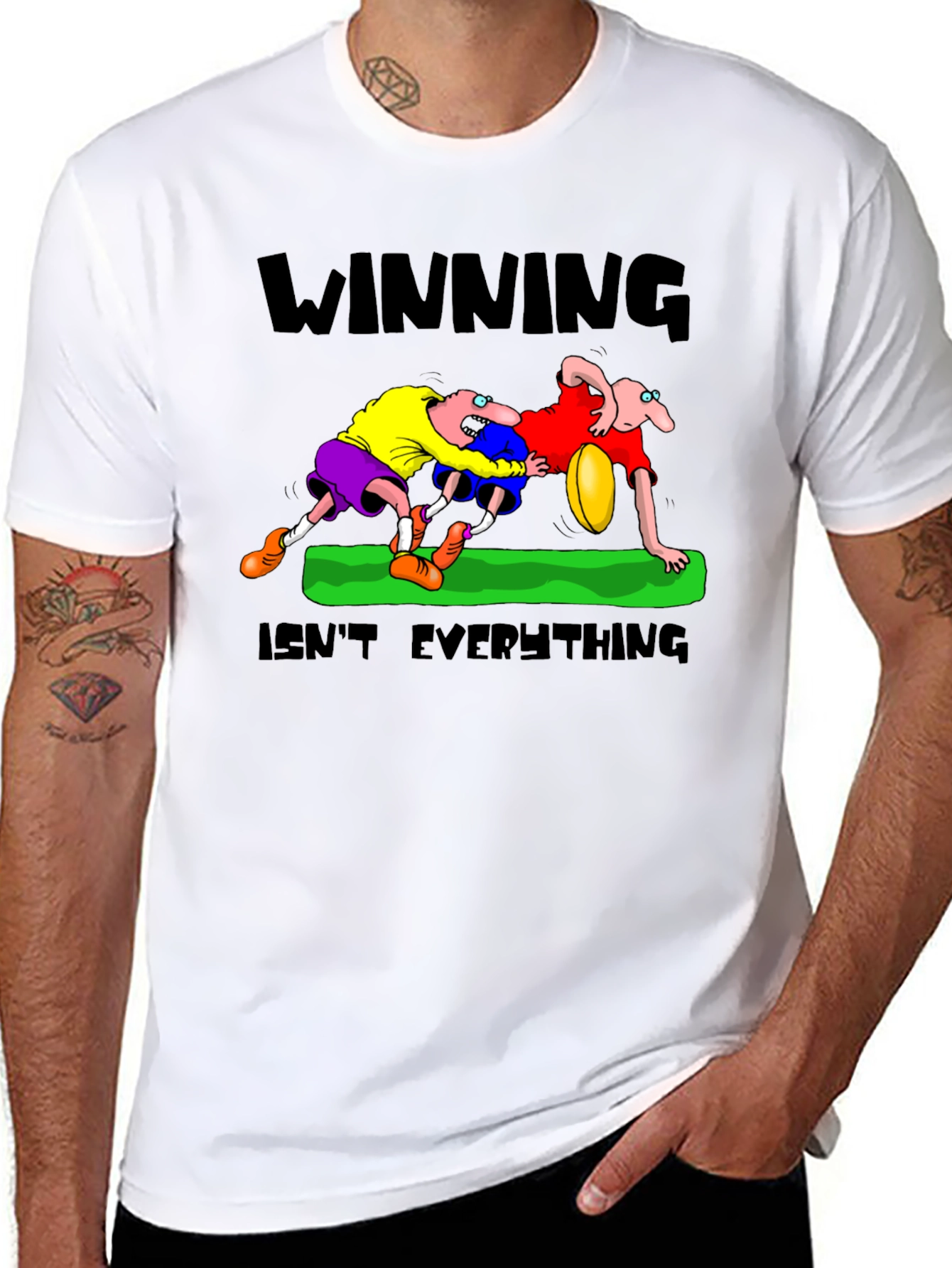 Winning Isnt Everything T-Shirt: Rugby Cartoon