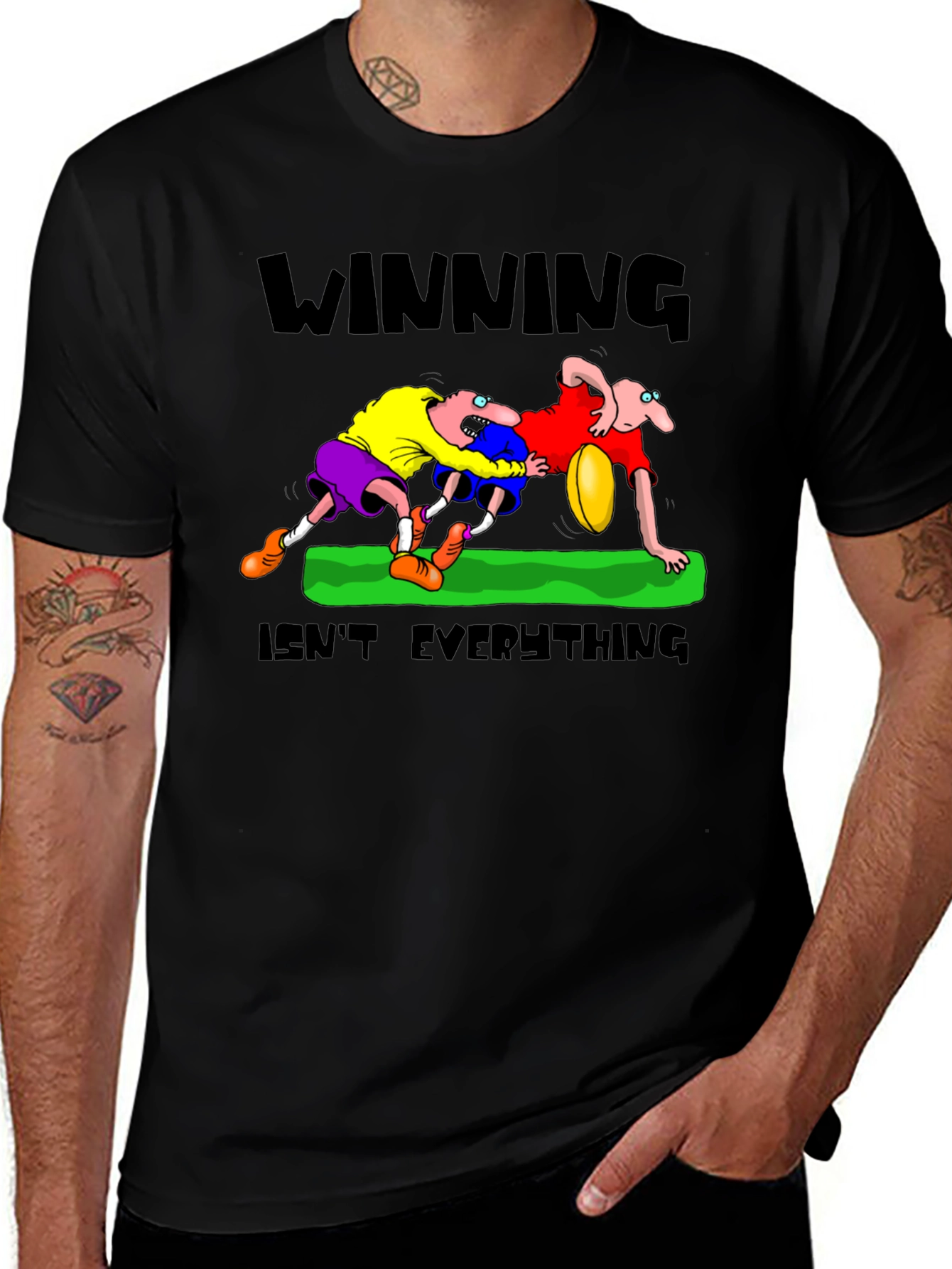Winning Isnt Everything T-Shirt: Rugby Cartoon