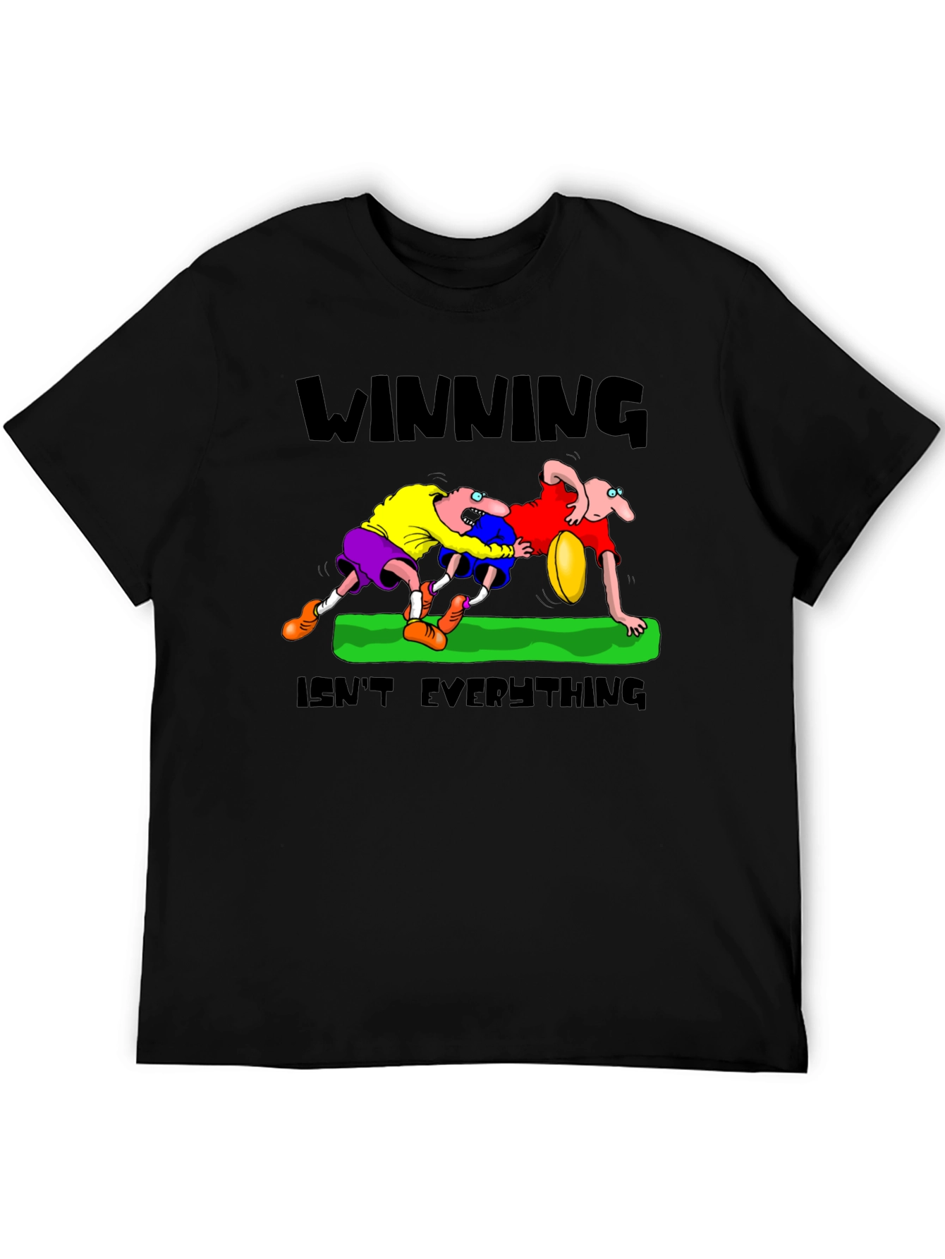 Winning Isnt Everything T-Shirt: Rugby Cartoon