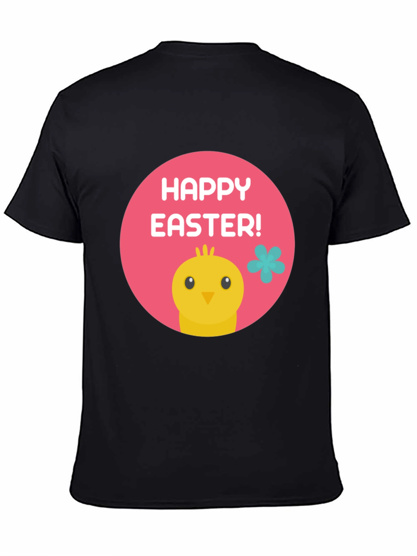 Happy Easter Chick T-Shirt - Black