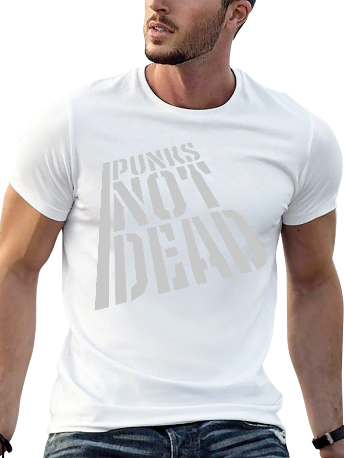 Punks Not Dead Graphic Tee - Bold Style