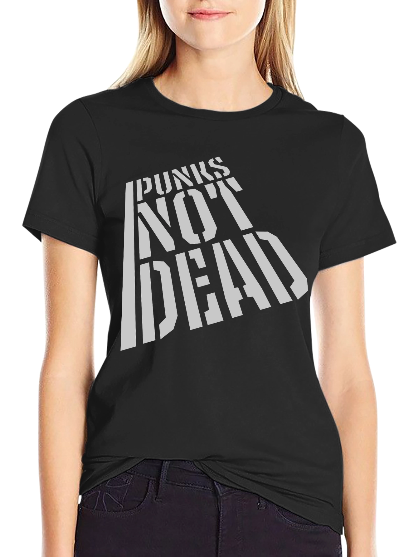 Punks Not Dead Graphic Tee - Bold Style
