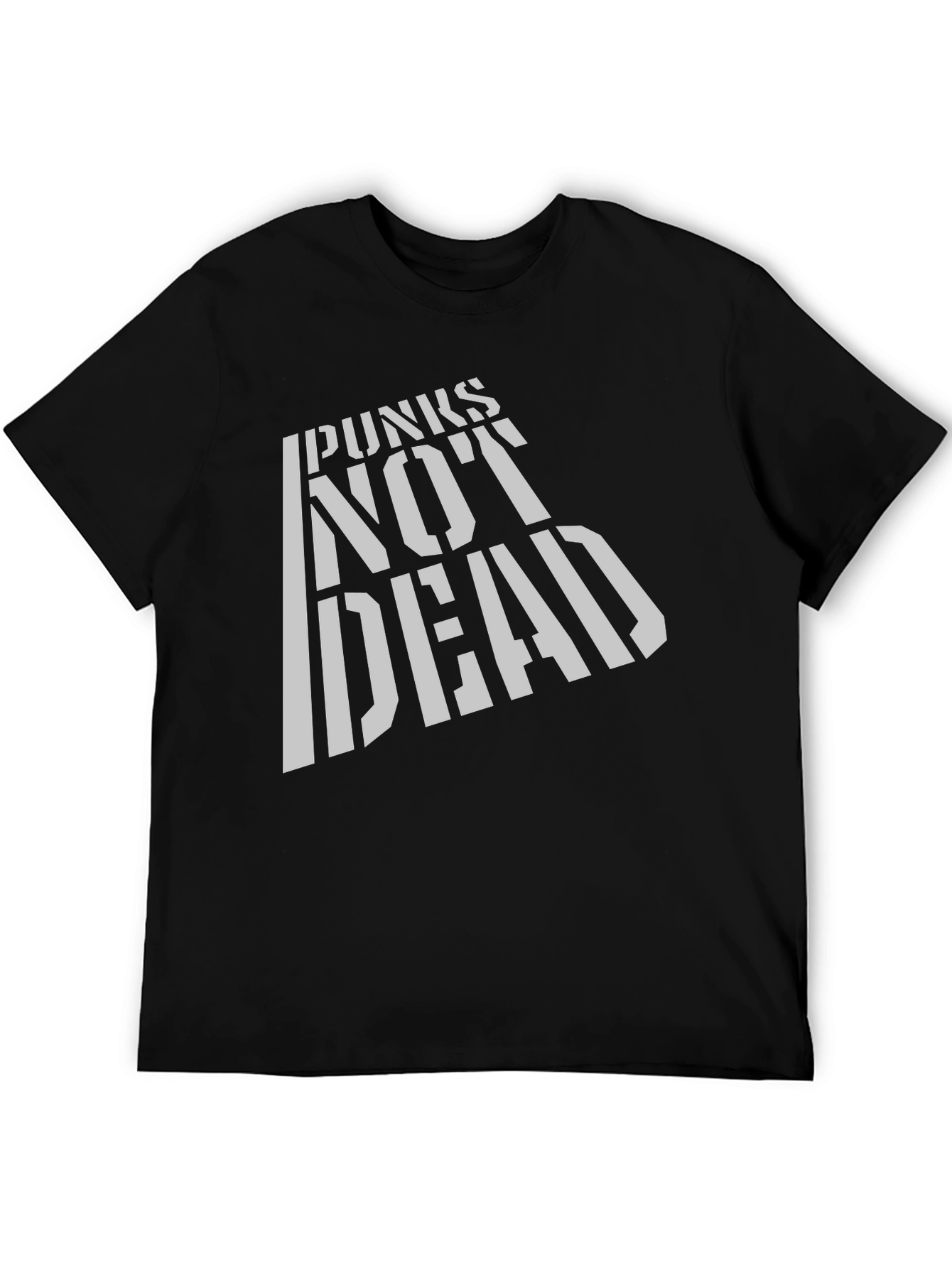 Punks Not Dead Graphic Tee - Bold Style