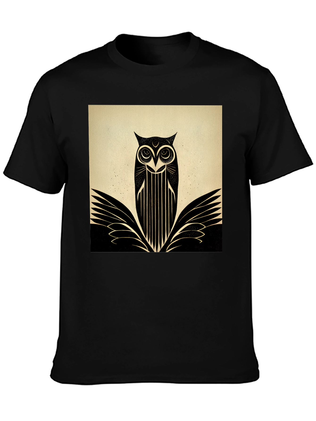 Art Deco Owl T-Shirt