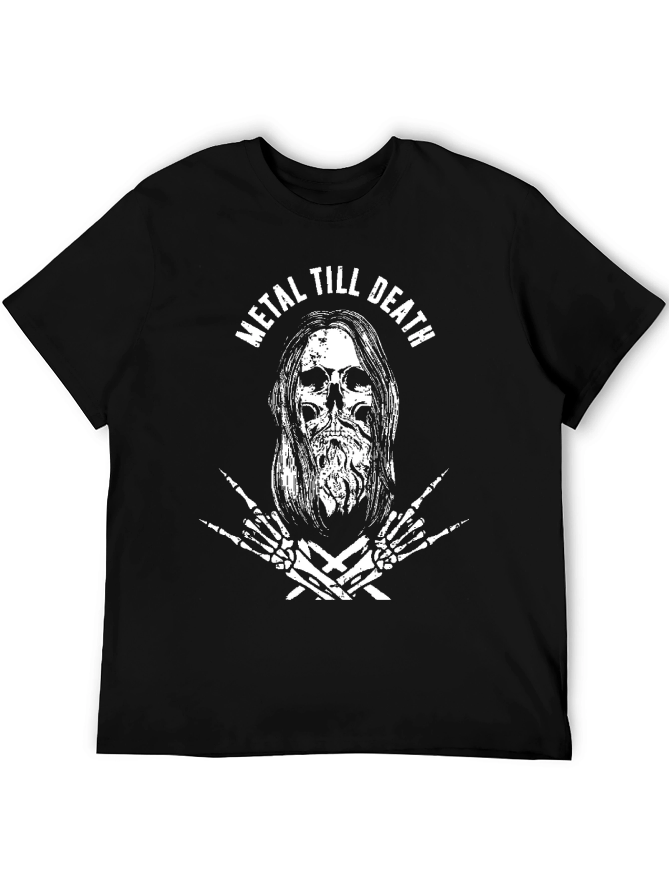 Metal Till Death Graphic T-Shirt