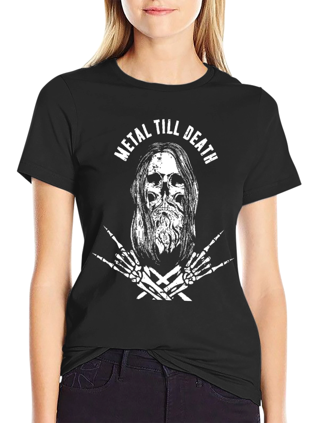 Metal Till Death Graphic T-Shirt