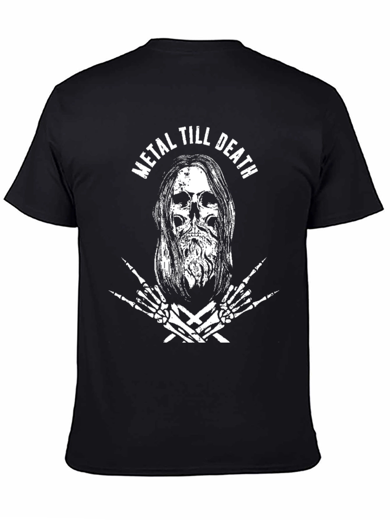 Metal Till Death Graphic T-Shirt