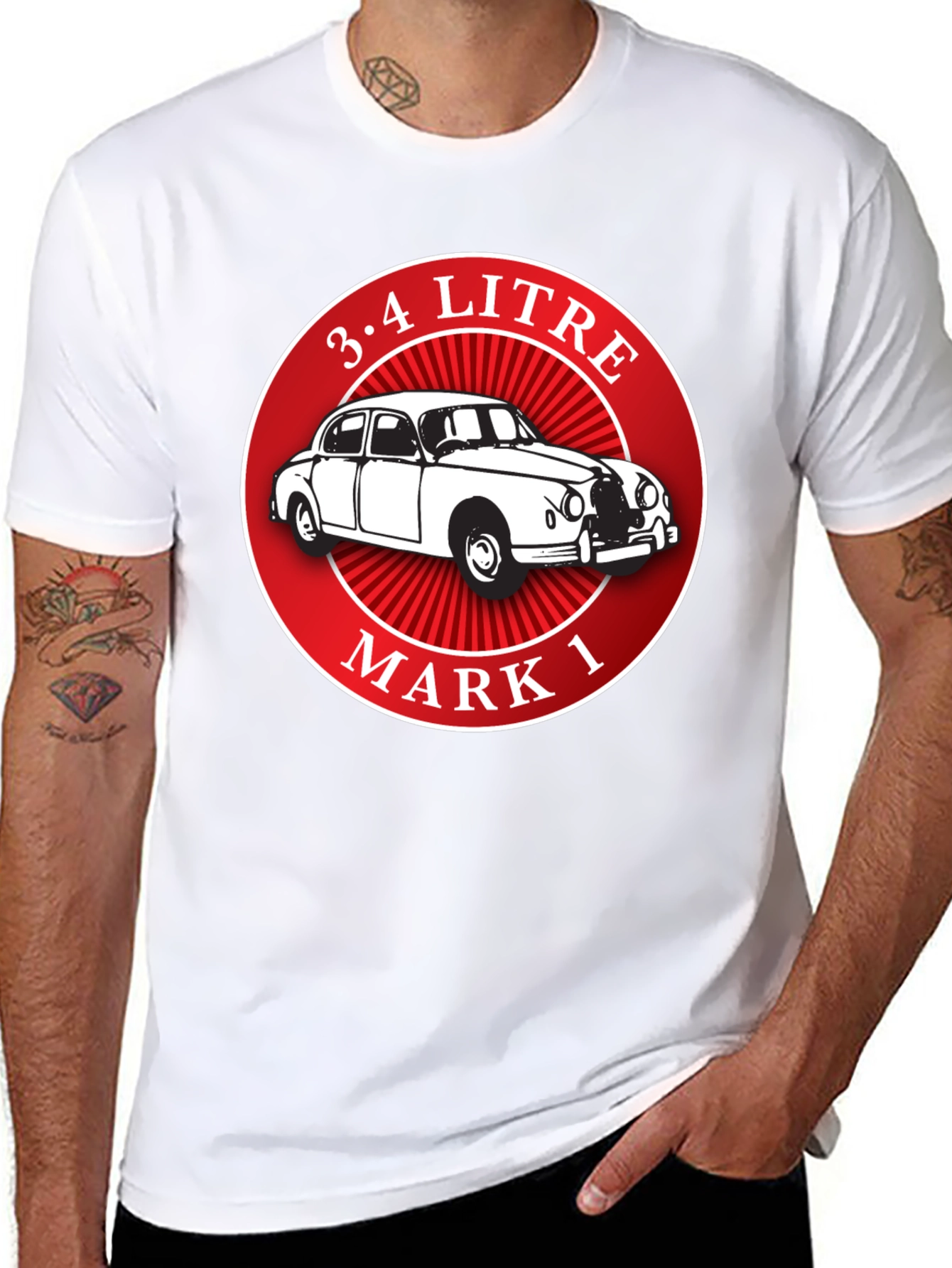 3.4 Litre Mark 1 Car Graphic Tee