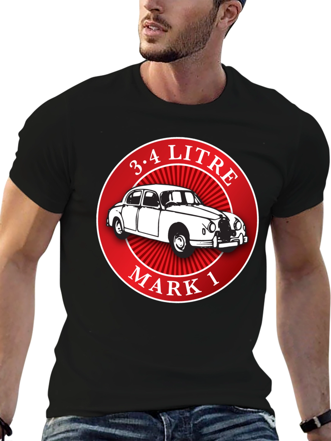 3.4 Litre Mark 1 Car Graphic Tee