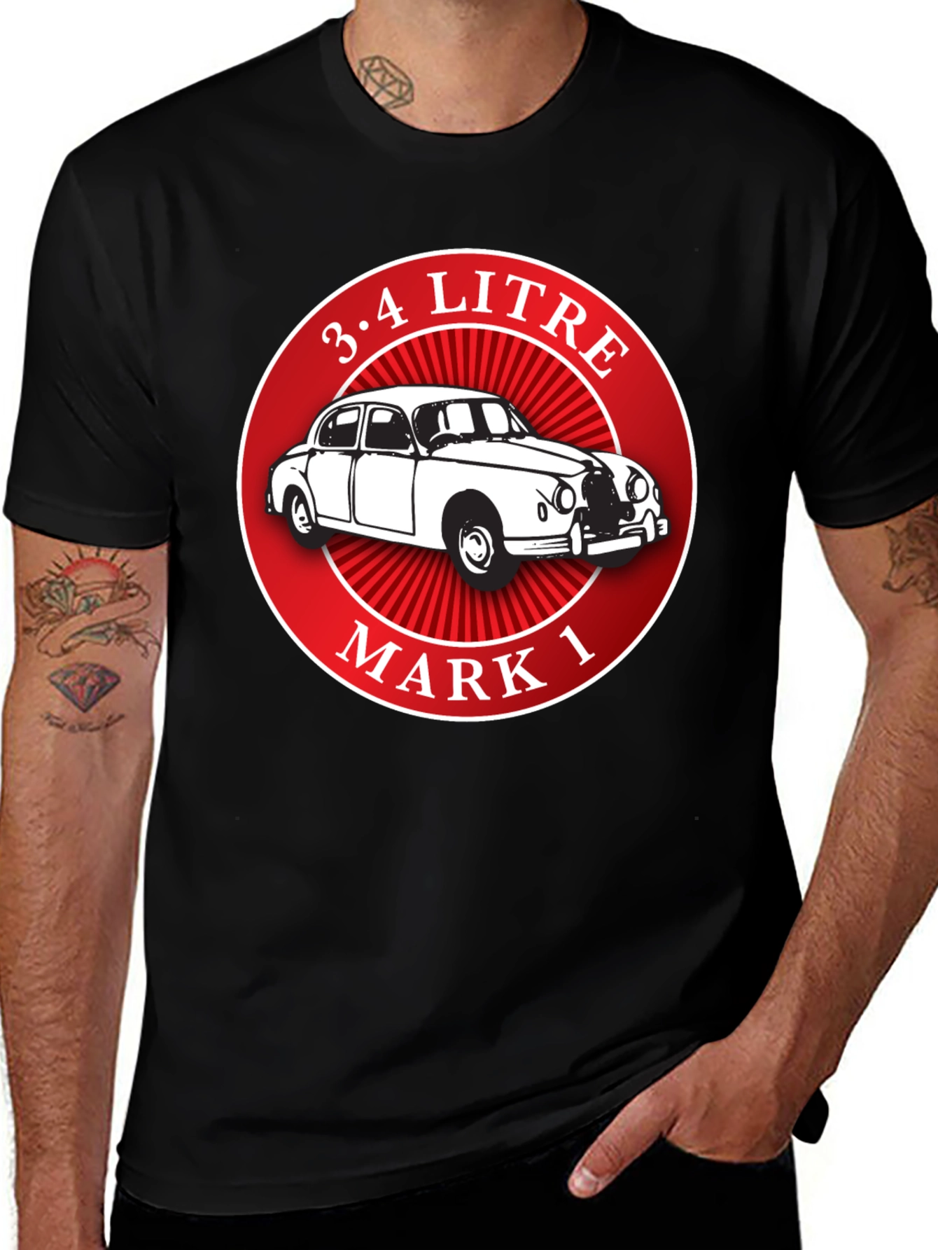 3.4 Litre Mark 1 Car Graphic Tee