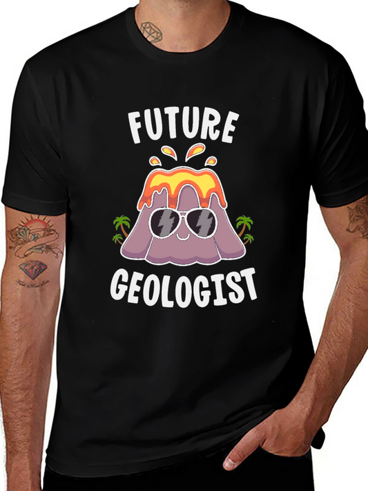 Future Geologist Volcano Graphic T-Shirt