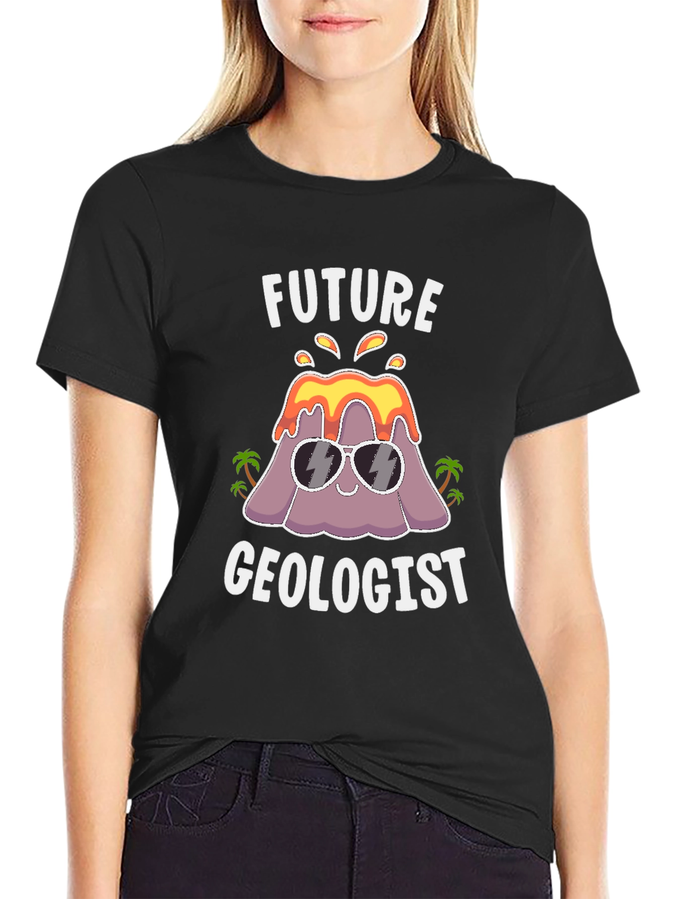 Future Geologist Volcano Graphic T-Shirt