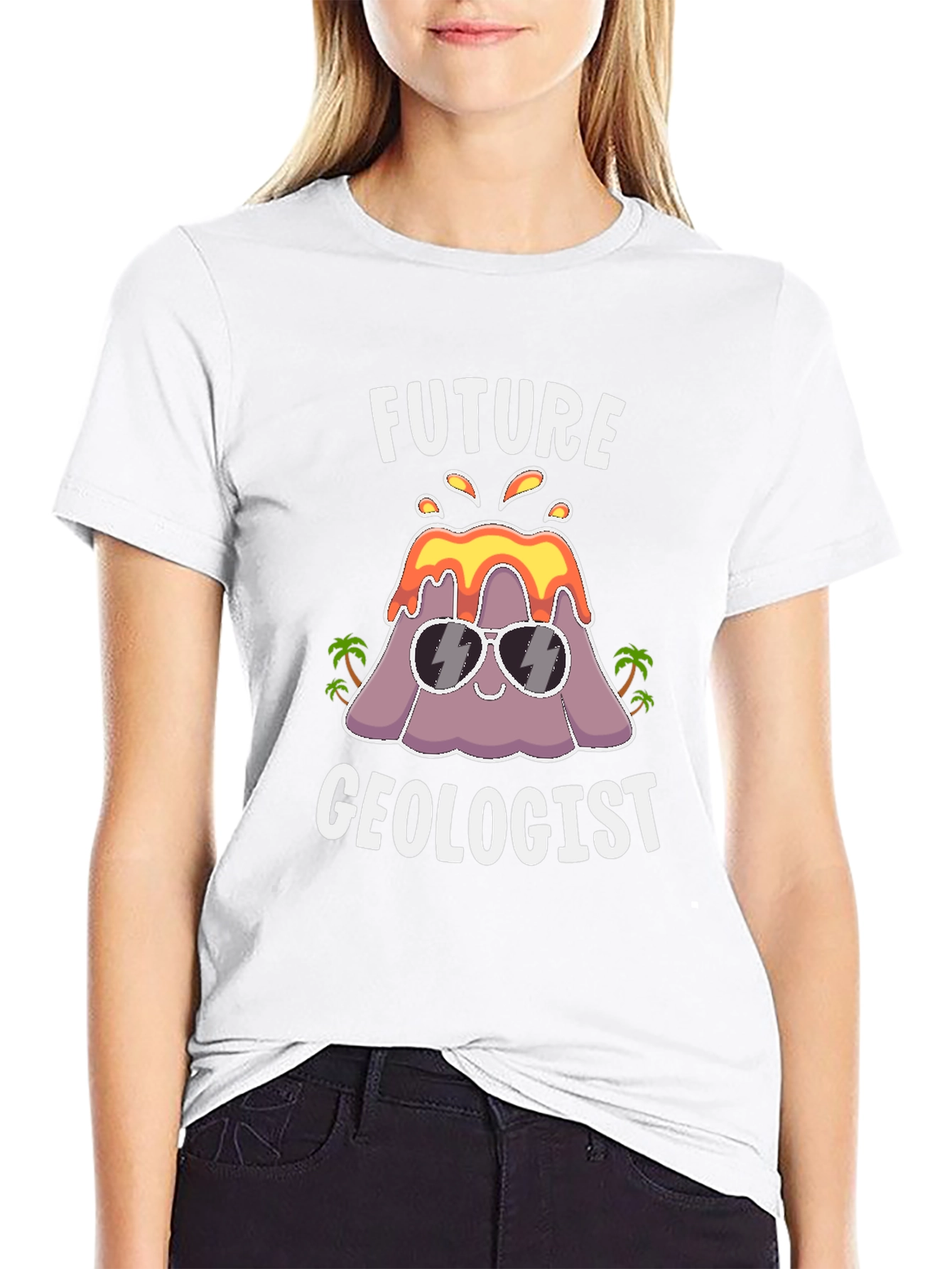Future Geologist Volcano Graphic T-Shirt