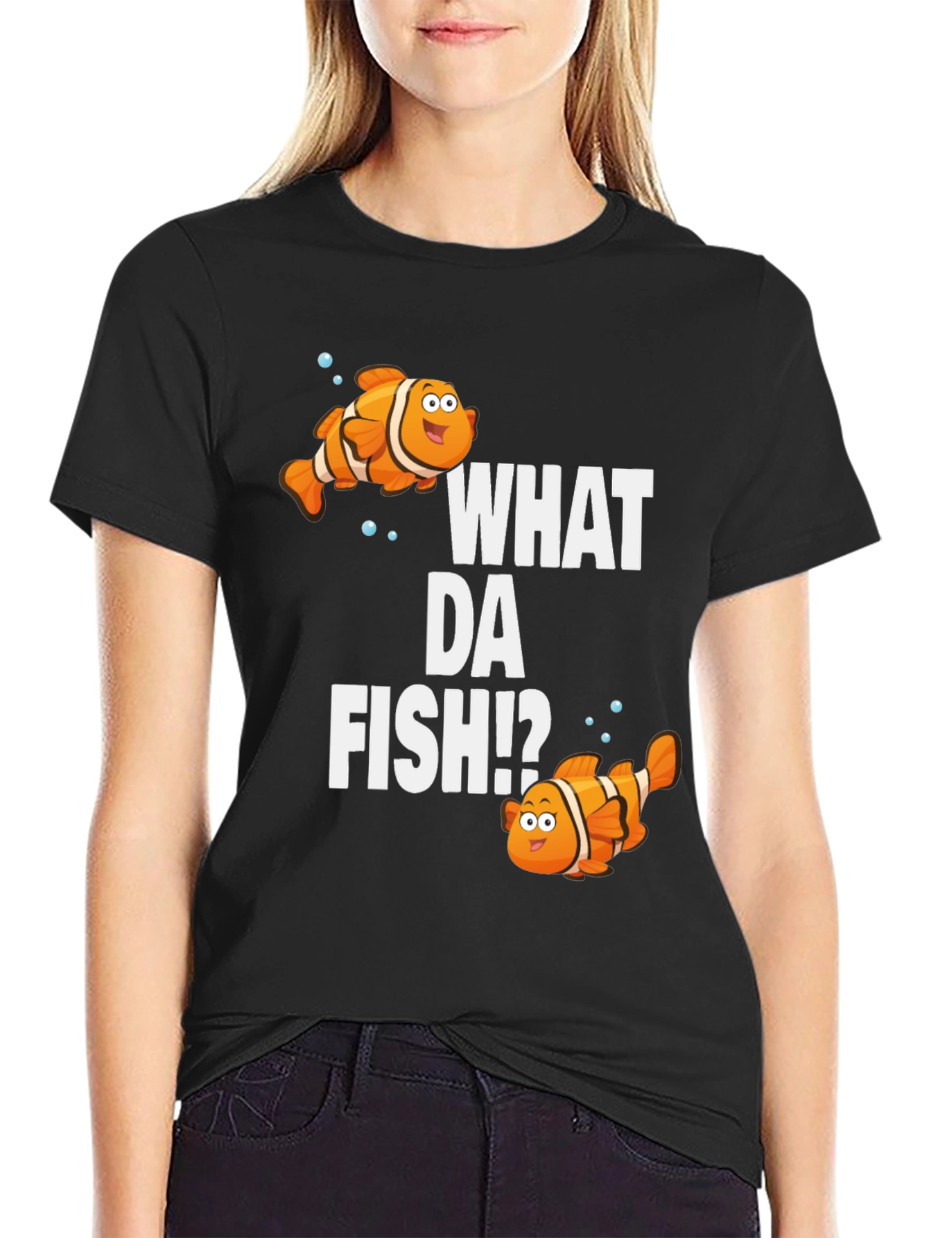 What Da Fish T-Shirt - Funny Clownfish Design