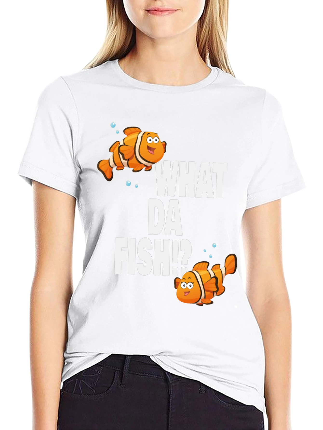 What Da Fish T-Shirt - Funny Clownfish Design