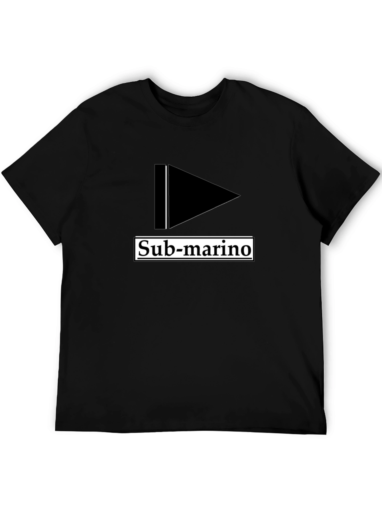 Sub-Marino Black Graphic Tee