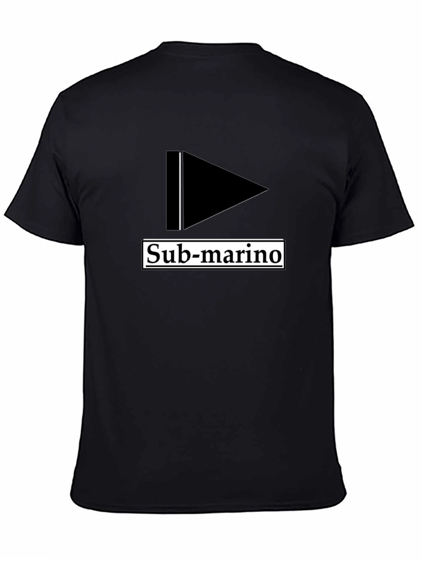 Sub-Marino Black Graphic Tee