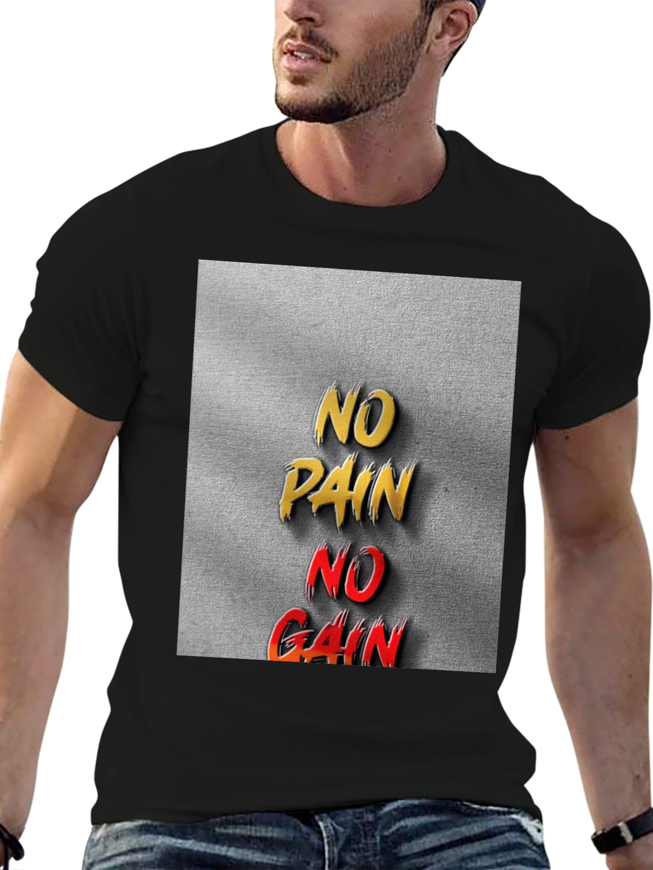 No Pain No Gain Graphic T-Shirt