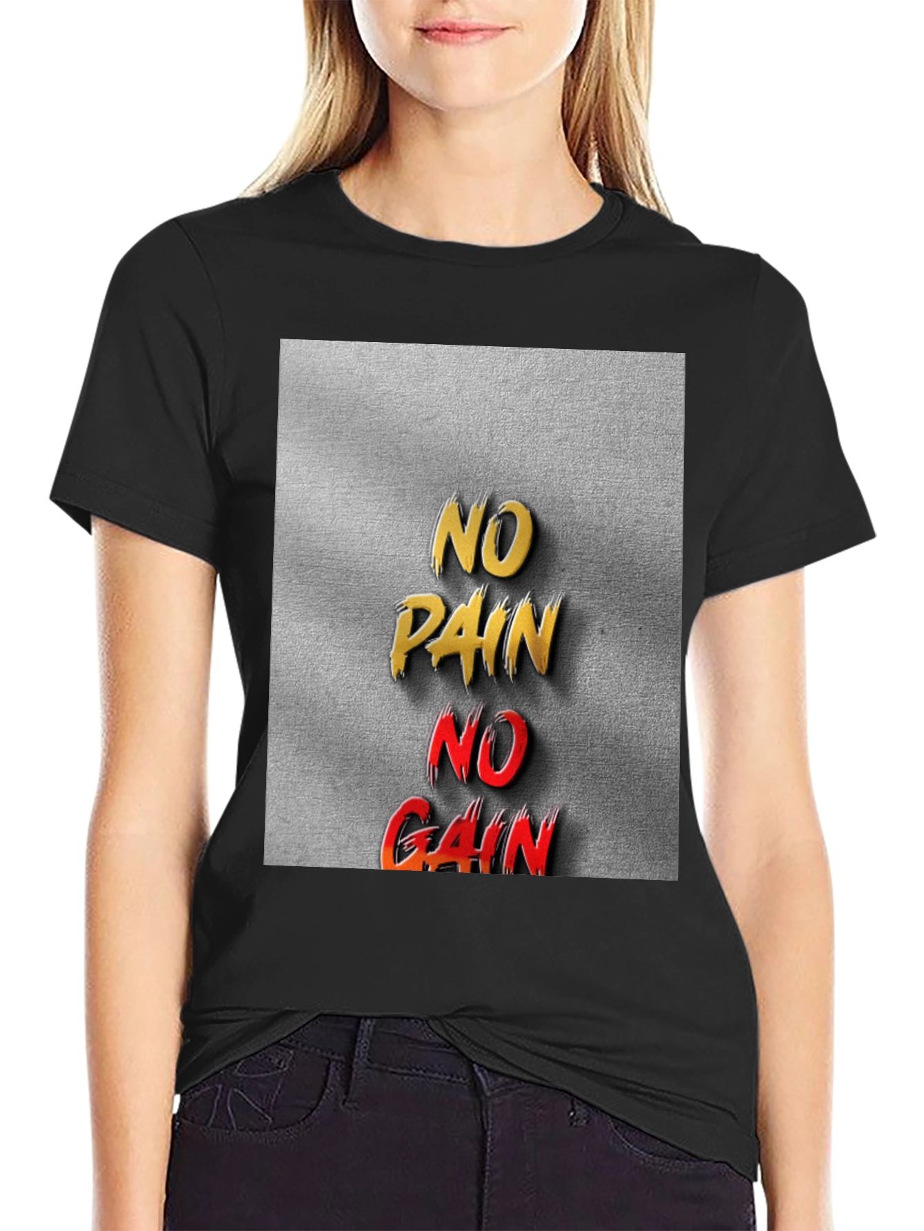 No Pain No Gain Graphic T-Shirt