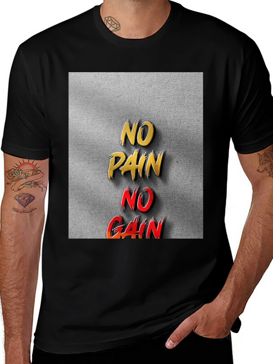 No Pain No Gain Graphic T-Shirt