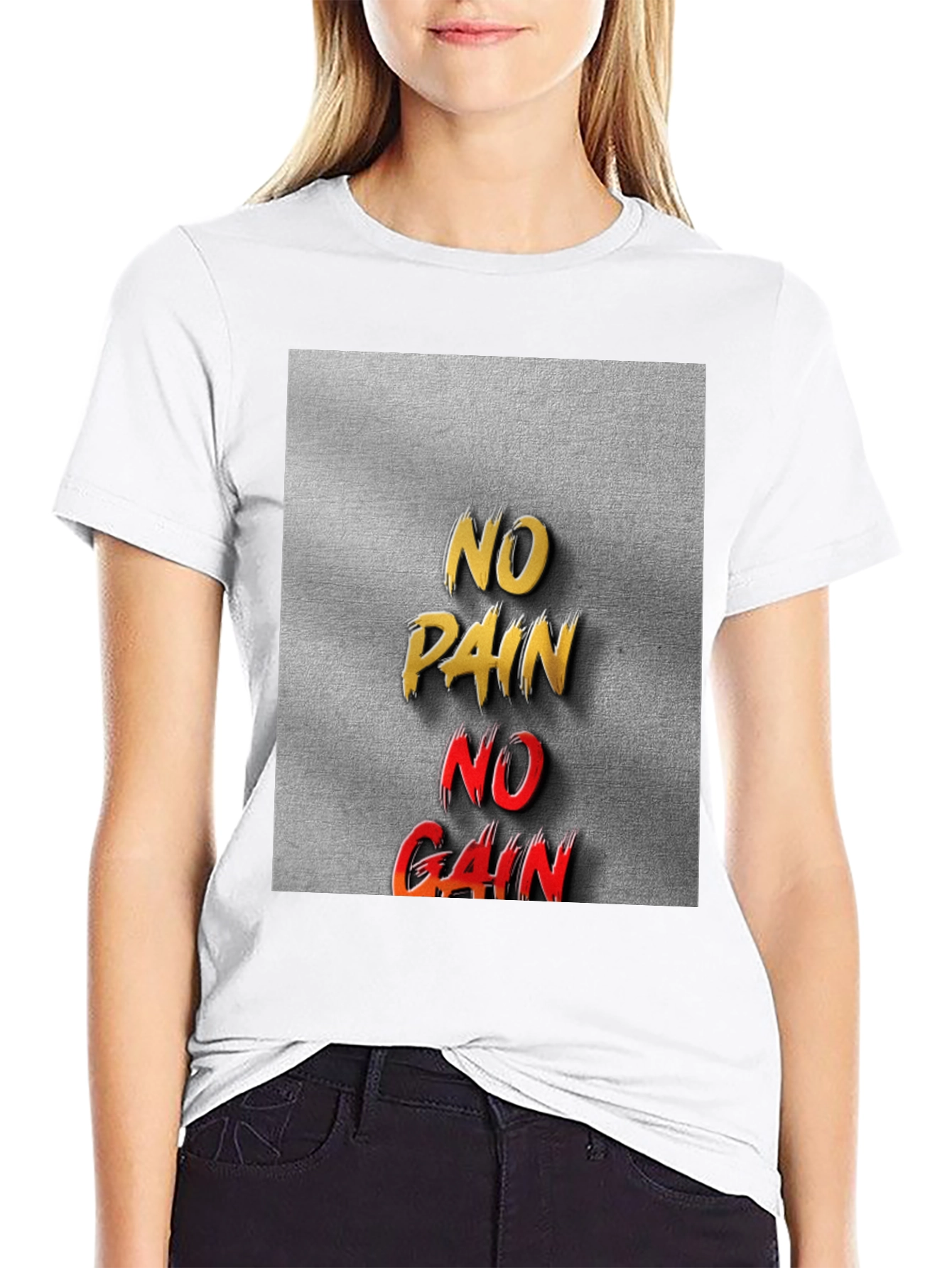 No Pain No Gain Graphic T-Shirt