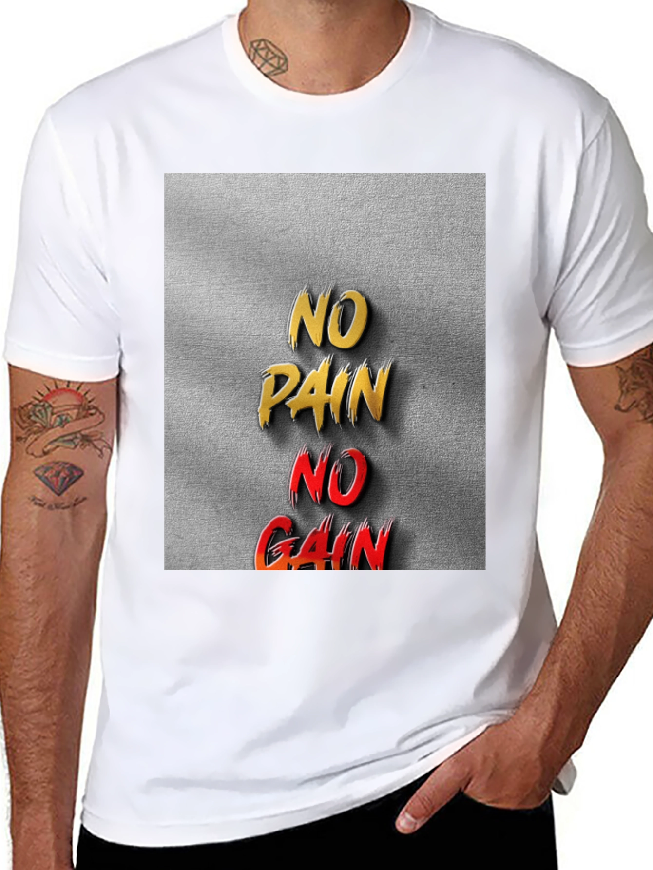 No Pain No Gain Graphic T-Shirt