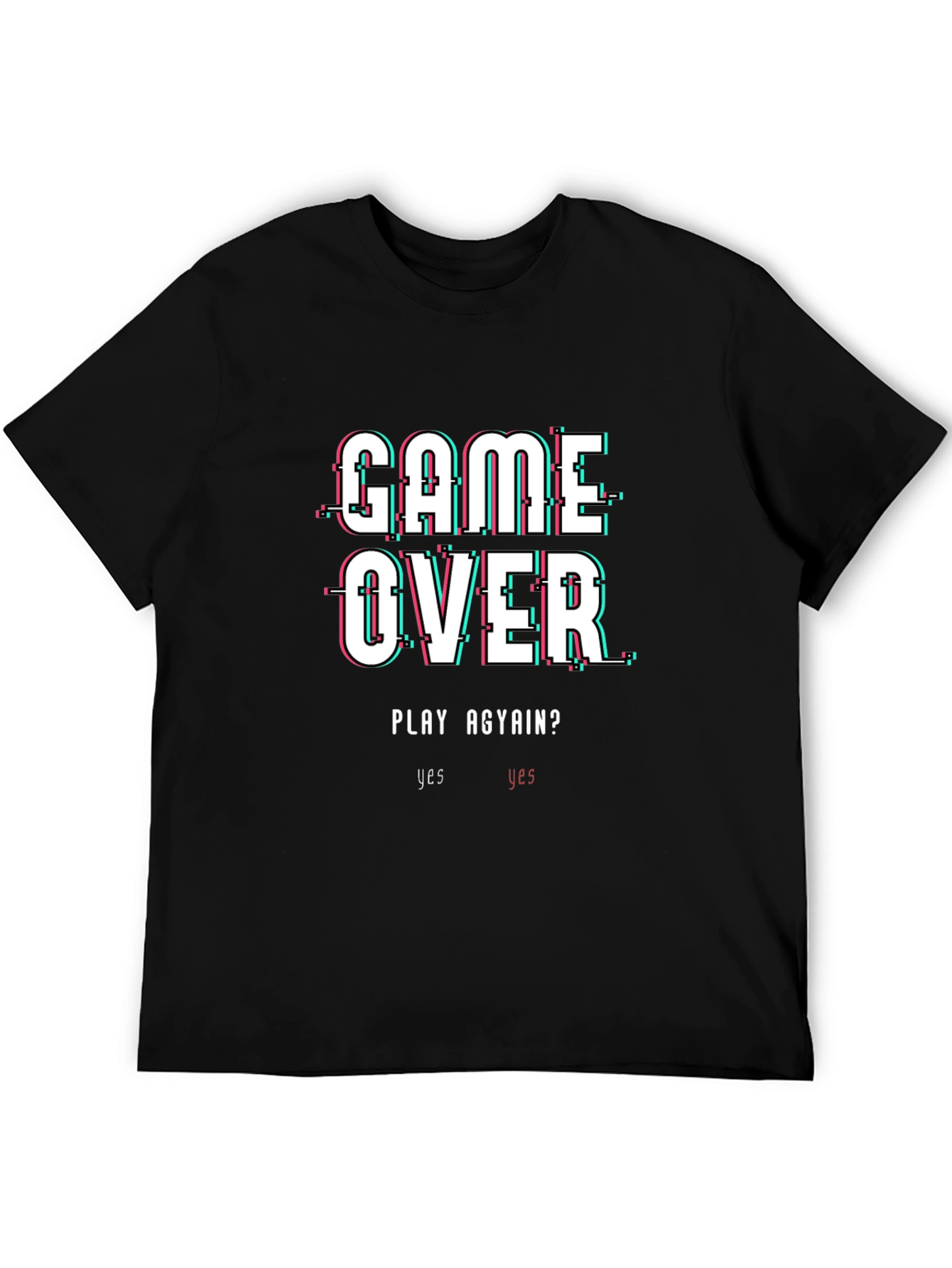 Game Over Graphic Tee - Gamer T-Shirt