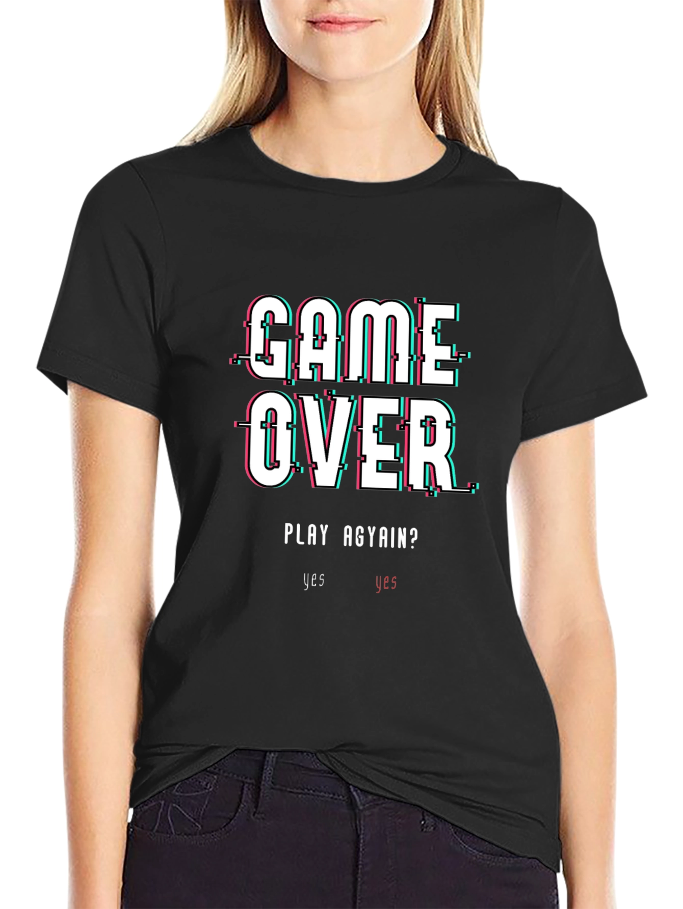 Game Over Graphic Tee - Gamer T-Shirt