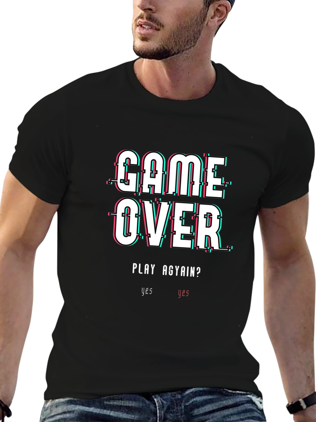 Game Over Graphic Tee - Gamer T-Shirt