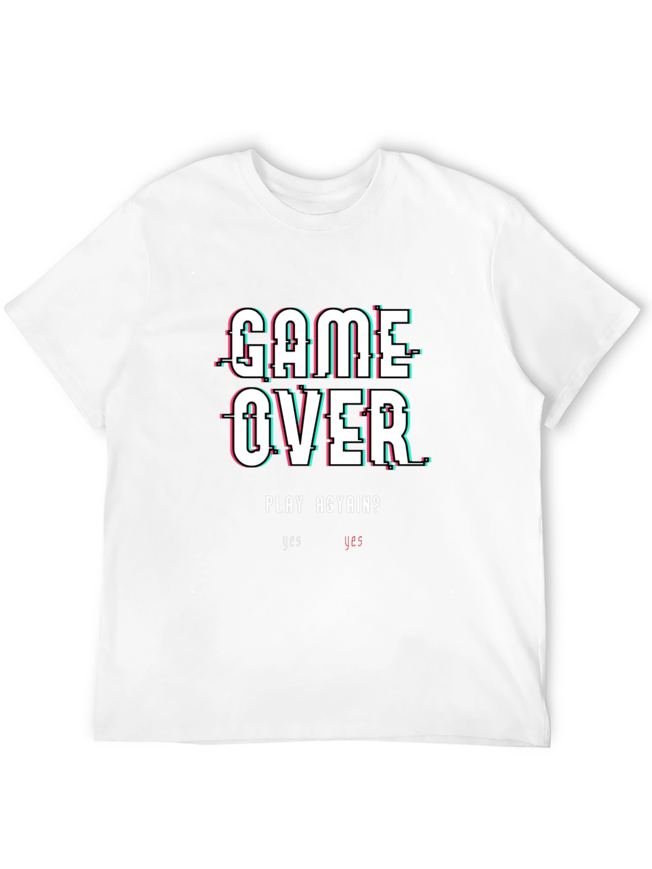 Game Over Graphic Tee - Gamer T-Shirt